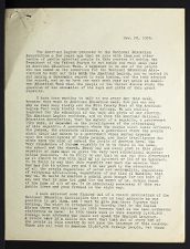 East Carolina Teachers College Chapel Talk, November 23, 1923