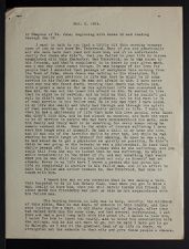 East Carolina Teachers College Chapel Talk, Chapter 15 of St. John, verses 12 - 17