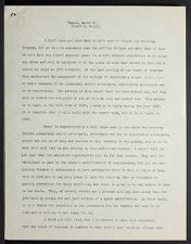 East Carolina Teachers College Chapel Talk, March 30, 1926