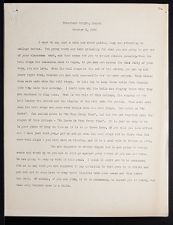 East Carolina Teachers College Chapel Talk, October 5, 1926