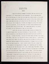 East Carolina Teachers College Chapel Talk, November 27, 1926