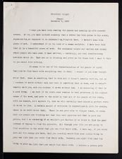 East Carolina Teachers College Chapel Talk, December 9, 1926