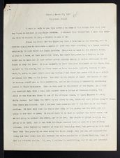 East Carolina Teachers College Chapel Talk, March 18, 1927