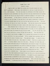 East Carolina Teachers College Chapel Talk, May 3, 1928