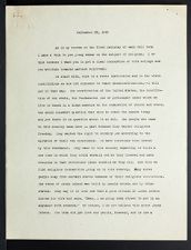 East Carolina Teachers College Chapel Talk, September 29, 1928