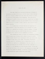 East Carolina Teachers College Chapel Talk, October 27, 1928