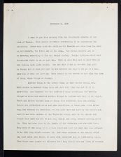 East Carolina Teachers College Chapel Talk, November 2, 1928