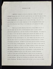 East Carolina Teachers College Chapel Talk, February 8, 1929