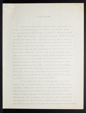 East Carolina Teachers College Chapel Talk, February 20, 1929
