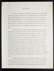 East Carolina Teachers College Chapel Talk, May 15, 1929