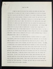 East Carolina Teachers College Chapel Talk, May 16, 1929