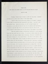 East Carolina Teachers College Chapel Talk, June 13, 1929