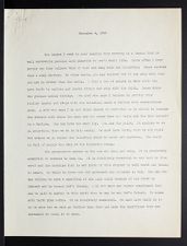 East Carolina Teachers College Chapel Talk, December 4, 1929