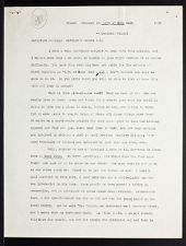 East Carolina Teachers College Chapel Talk - Book of Matthew, Chapter 9, verses 9-13