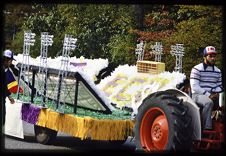 Photograph of a 1976 ECU Homecoming parade float