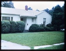 Slide of house in Greenville, North Carolina