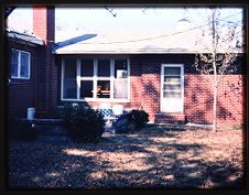 Slide of house in Greenville, North Carolina