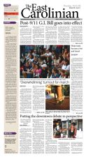 The East Carolinian, October 1, 2009