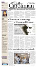 The East Carolinian, April 8, 2010