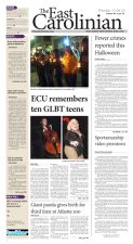 The East Carolinian, November 4, 2010