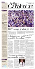 The East Carolinian, May 18, 2011