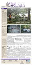 The East Carolinian, August 30, 2011