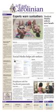 The East Carolinian, March 29, 2012