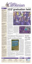 The East Carolinian, May 16, 2012