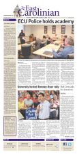 The East Carolinian, September 6, 2012