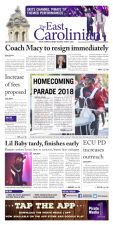 The East Carolinian, October 18, 2018