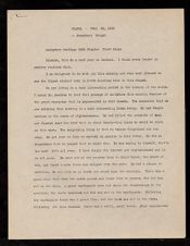 East Carolina Teachers College Chapel Talk - First Book of Kings, Chapter 19