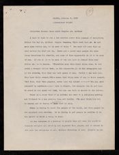 East Carolina Teachers College Chapel Talk - Book of Matthew, Chapter 6