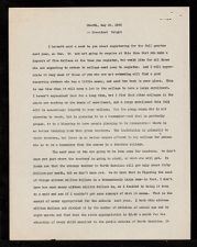 East Carolina Teachers College Chapel Talk about registration and finances, May 25, 1933