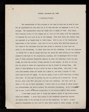 East Carolina Teachers College Chapel Talk, September 30, 1933