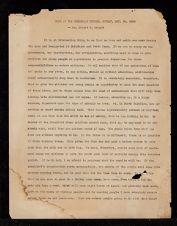 Robert H. Wright speech at the Methodist Church