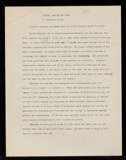 East Carolina Teachers College Chapel Talk -Book of Matthew, Chapter 5, 12 verses