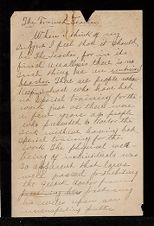 Robert H. Wright handwritten speech "The Trained Teacher"
