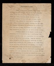 Robert H. Wright typed speech "The Trained Teacher"