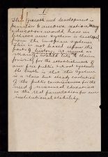 Loose page of speech by Robert H. Wright