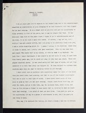 East Carolina Teachers College Chapel Talk, February 8, 1927