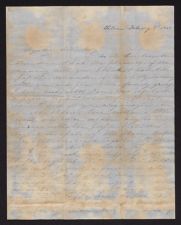 Correspondence from L. L. Page (possibly Lavinia Christian Page) to John F. Wooten and/or Mary Wooten