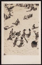 Bathing beach at Marseille, France