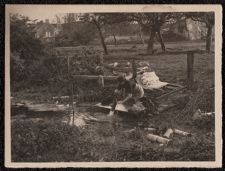 Normandy woman doing laundry