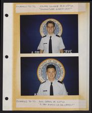 Photographs of Air Force ROTC cadets Edward Sulinski and Bill Graves