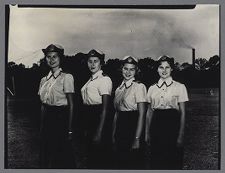 Photograph of Air Force ROTC Angel Flight cadets