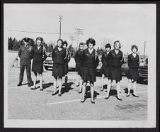 Photograph of Air Force ROTC Angel Flight cadets