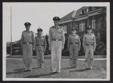Photograph of ECU Air Force ROTC cadets in formation