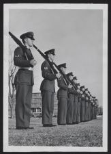 Pages from ECU Air Force ROTC photographic scrapbook