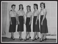 Photograph of ECU Air Force ROTC Angel Flight cadets