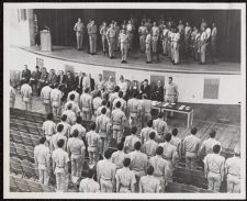 Photograph of Air Force ROTC Cadets in auditorium 